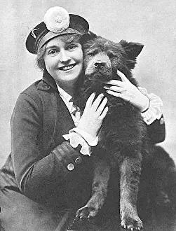 Kellogg: Shirley Kellogg & dog