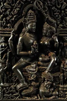 Deity: Shiva and Parvati sculpture. Orissa, India, 13th century AD
