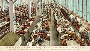 Endicott: Shoe Factory Interior