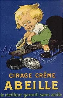 Abeille: SHOE POLISH POSTER