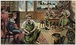 Cobbler: SHOE SHOP INTERIOR