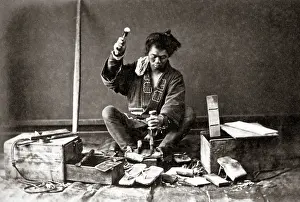 Shoemaker: Shoemaker, Japan, 1870s