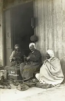 Shoemaking: Shoemaker at Skikda, Algeria
