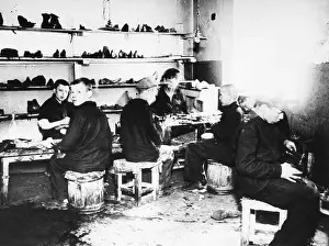 Shoemaker: Shoemaker's workshop, 1926
