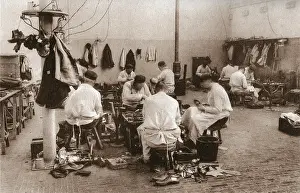 Shoemaking: Shoemaking Workshop at Merxplas Labour Colony, Belgium