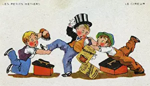 Promo: Two Shoeshine boys fighting over a potential customer