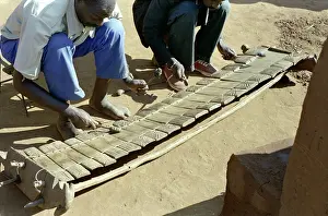 Xylophones: Shonisani playing mbila mutando xylophone