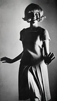 Sandys: Shoot for Jaeger - woollen dress