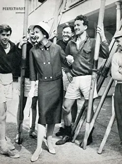 Rowers: Shoot for (probably) Vanity Fair - Model and Rowers