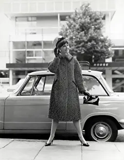 Tweed: Shoot for Vanity Fair - Tweed Coat and small car