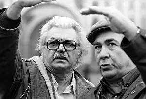 Bondarchuk: Shooting of film Red bells, 1981