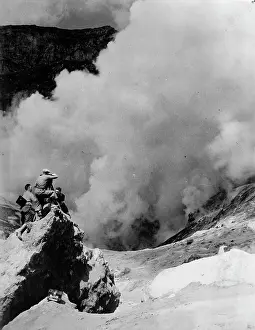 Geysers: Shooting near a hot spring