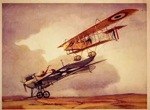 Hubbell: Shooting between planes - WWI
