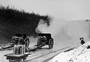 Skoda: Shooting range at the Skoda Works, 1917
