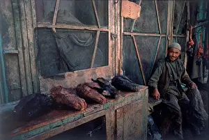Chipped: Shop of an Afghan butcher