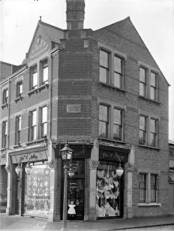 Outfitter: Shop front of George E. Irving Outfitter, High Street Sidcup