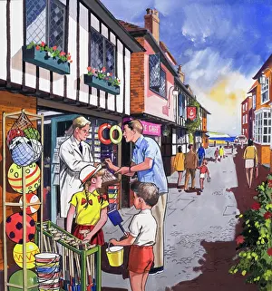 Look & Learn Nursery Material: The Shop Keeper