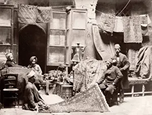Carpets: Shop, store, selling carpets, Cairo, Egypt