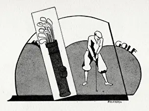 Golfing: Shop window design, Golf