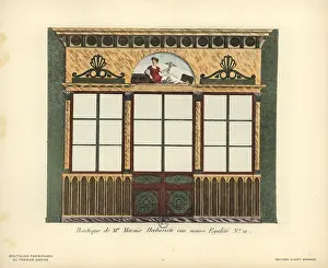 Herbalist: Shopfront of Marais herbalist or apothecary