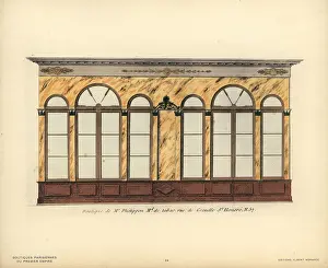Shopfront: Shopfront of Phelippon's tobacco store, Paris, circa 1800