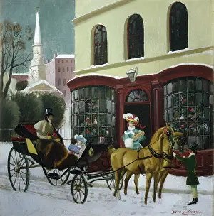 Zinkeisen: Shopping for Christmas in Austria