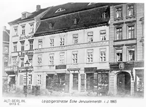 Wardrobe: Shops on Leipziger Strasse in Berlin, 1865