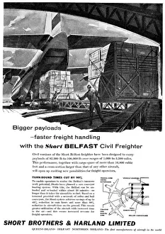 Freighter: Short Belfast Civil Freighter Aircraft