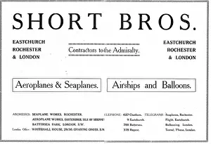 Eastchurch: Short Bros Aeroplanes & Seaplanes. Eastchurch & Rochester