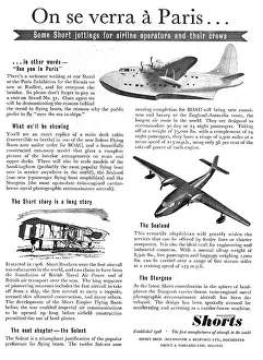 Sealand: Short Flying Boats. Solent Sealand
