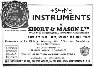Altimeters: Short and Mason Altimeters For Every Type Of Aircraft