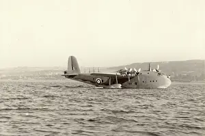 Clio: Short S23 Empire flying boat, AX659, after conversion