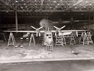 Sealand: Short SA6 Sealand in the hangar