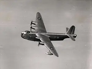 Short Shetland I first prototype DX166 in flight