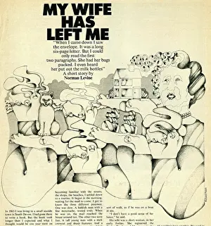 Peach: Short story illustration in a magazine