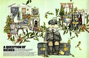 Schoolboy: Short story illustration, A question of riches