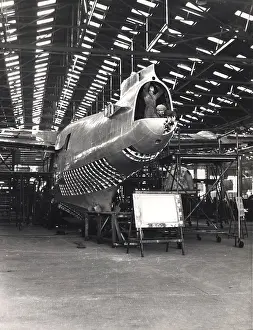 Short Sunderland III during conversion to civil use
