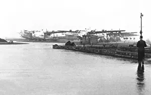 Sydenham: Short Sunderlands stored at Sydenham