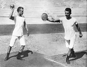 Thrower: Shot-putter and discus thrower at the Olympic Games in Athen