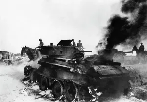 Hauled: Shot down Soviet tank, 1941