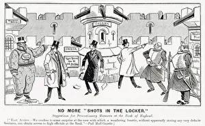Locker: No more shots in the locker, cartoon 1903