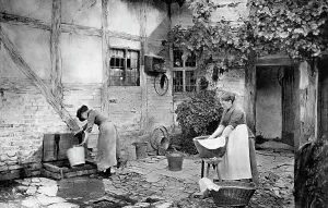 Shottery: Shottery, Washing Day c1890