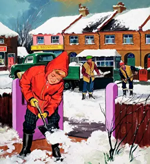 Bobble: Shovelling snow