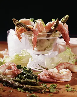 Chilled: Shrimp and Asparagus Cocktail