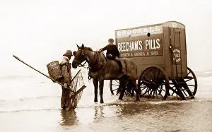 Shrimping: Shrimping, Blackpool in 1890