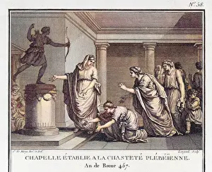 Plebeian: Shrine of Plebeian Chastity set up by Virginia