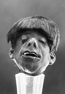 Originating: A shrunken head, 1930