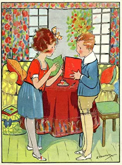 Curtains: He shut up the book