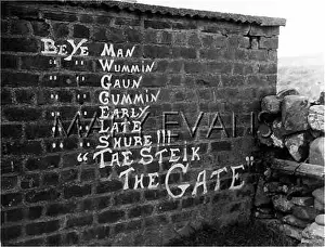 Dialect: SHUT THE GATE NOTICE
