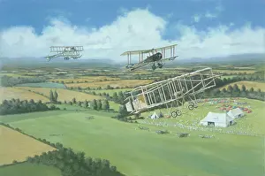 Marquees: Shuttleworth Old Timers ' Three Biplanes